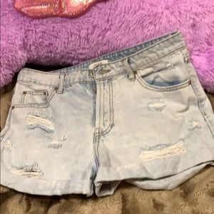 Light blue jean Shorts